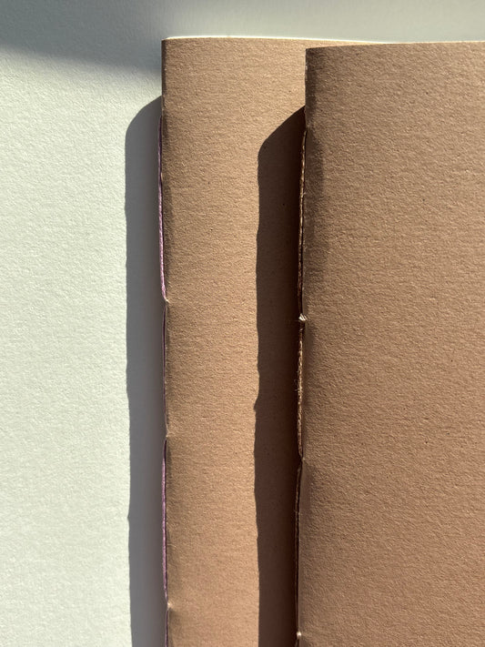 Notatnik gładki - Almond brown